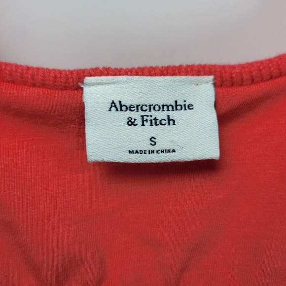 Abercrombie & Fitch Coral Crochet Tank Top Size Small 100% Cotton - Picture 7 of 8